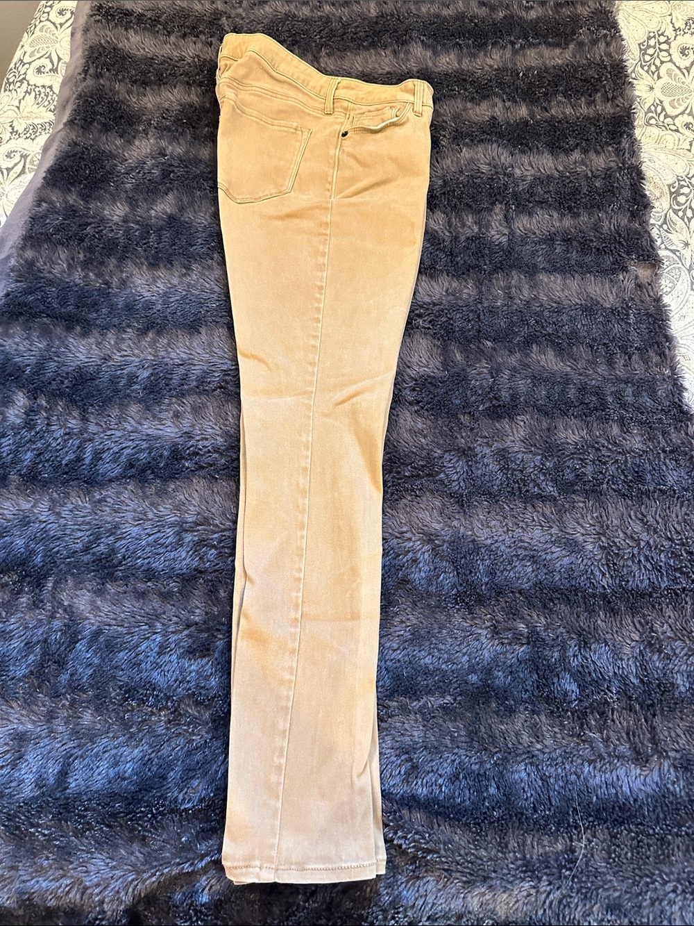 Old Navy Straight-Leg Jeans in Tan